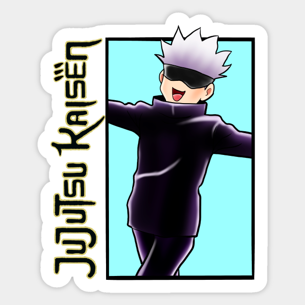 Happy Gojo Gojo Satoru Sticker TeePublic